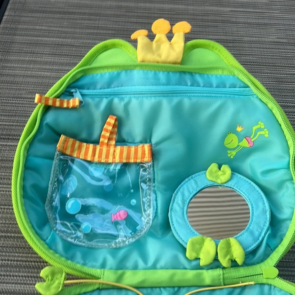 Vintage Haba Girls Toiletries Bag Green Frog